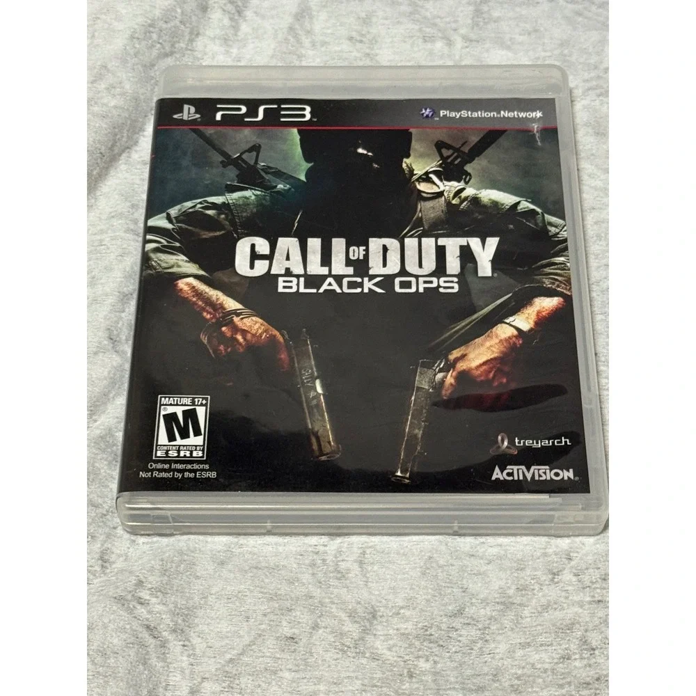 Call of Duty Black Ops Sony PlayStation 3 PS3 Game Complete with Manual Top XL